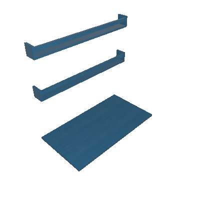 Mesa para Notebook Dobrável KitCubos Azul 80 cm