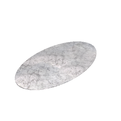 Tulipe Tampo Pedra Carrara Oval 1.60m x 90cm (340925)