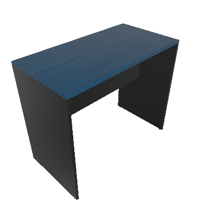 Mesa para Notebook KitCubos Preta e Azul