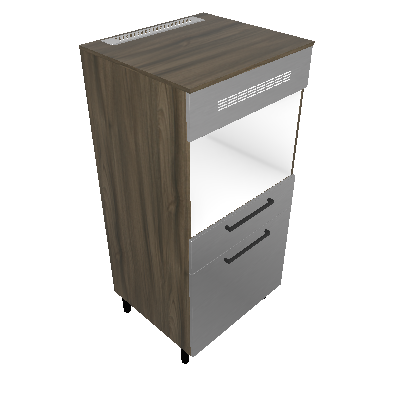 Grocery cabinet 65 cm with 1 oven drawer right side (PAN-65D 1P1G FNO)
