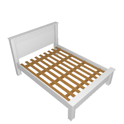 Cama Casal Verbena Branca