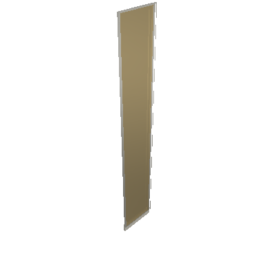 Porta Individual Reflecta C/ Rodapé 396mm (C40)