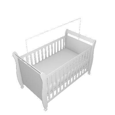 Berço Minicama Slim Unissex Branco - Tigus Baby