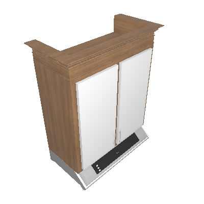 2 D w/ Rangehood (W3030)