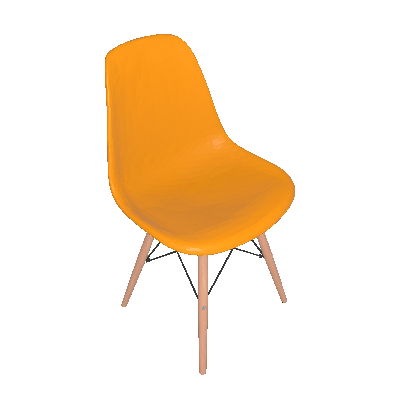 Cadeira Charles Eames Amarela