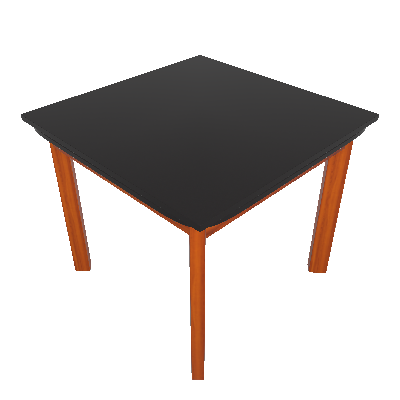 Mesa de Jantar Extensível Retangular Marea Preta e Castanho 151 cm - Mobly