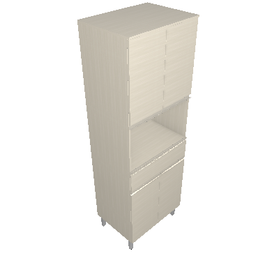 Hot tower pot cabinet, with 4 doors and 1 drawer (IPLDPFNO-70)