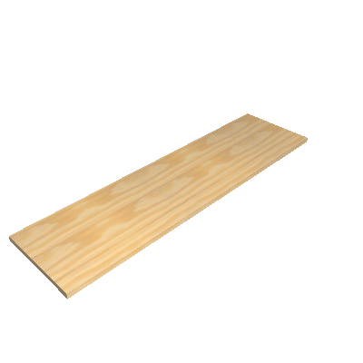 Pine wood worktop for 2.4m workbench (44954/023)