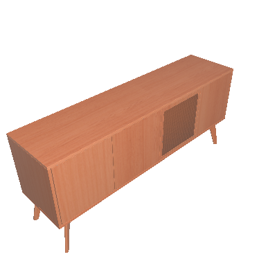 Ares Buffet 04 Portas 1,80m x 45cm c/ Palhinha (360621)