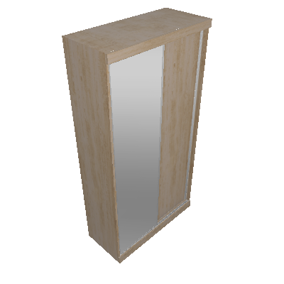 Guarda-Roupa Closet Modulado Virtual I com Espelho 2 PT 6 GV Cedro Amadeirado