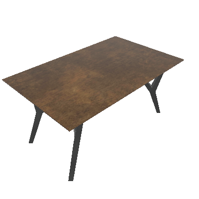 Table A Manger 160x100cm Metalicaa