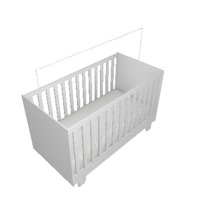 Berço Minicama Life Branco - Tigus Baby