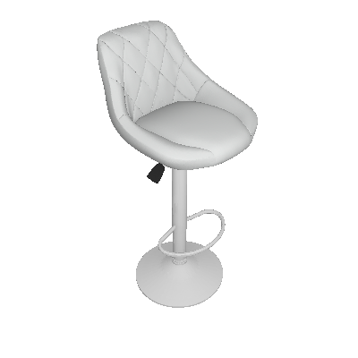 Conjunto com 2 Banquetas Milano Branco - Mobly