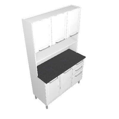 Kit including 6 doors and 2 drawers (I3G2-120)