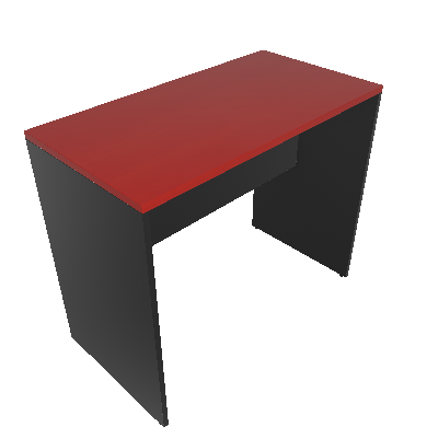 Mesa para Notebook KitCubos Preta e Vermelha