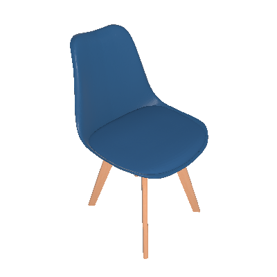 Cadeira de Cozinha Leda Azul Marinho