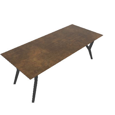 Table A Manger 220x100cm Metalicaa