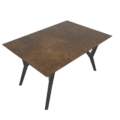 Table A Manger 140x100cm Metalicaa
