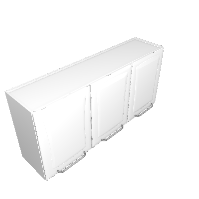 Wall mounted cabinet with 3 doors (IP3-120)