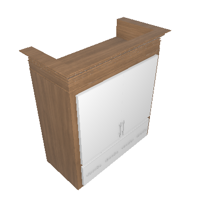 2 Doors 4 Drawers (WADU3030)