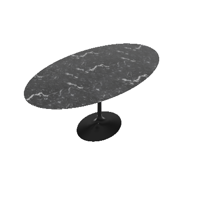 Tulipe Mesa Oval 1.60m x 90cm Pedra (393287)