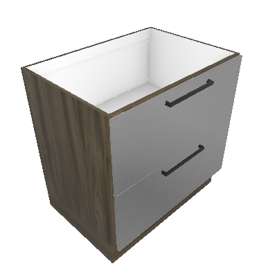 No top counter 80 cm with 1 articulated horizontal door e 1 large drawer with toekick (BALC-80 1PH1G RP)