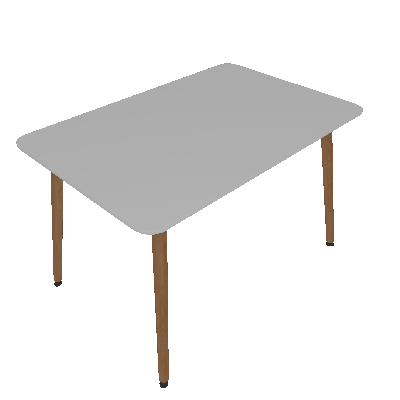 Mesa de Jantar Eames Premium Retangular 1.2 Branca - Mobly