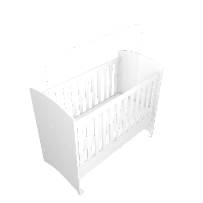 Berço Mini Cama Happy Baby Branco - Atualle Móveis