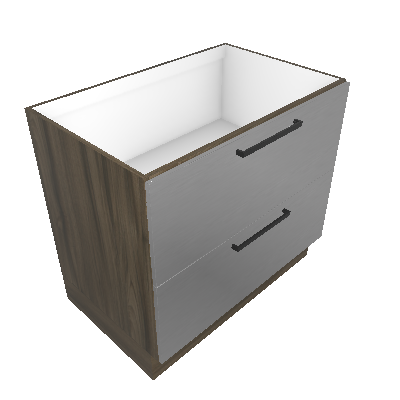 No top counter 90 cm with 1 articulated door and 1 large drawer with toekick (BALC-90 1PH1G RP)