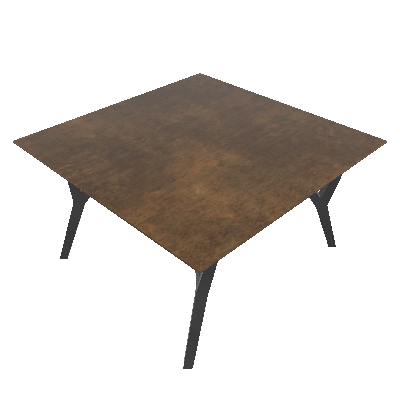 Table A Manger 140x140cm Metalicaa