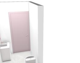 Banheiro principal rosa