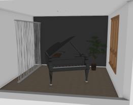 sala do piano simples ideias