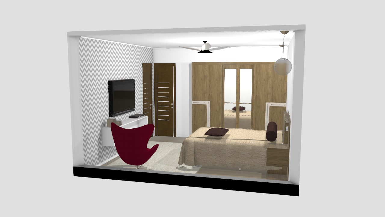 quarto de casal 225x440