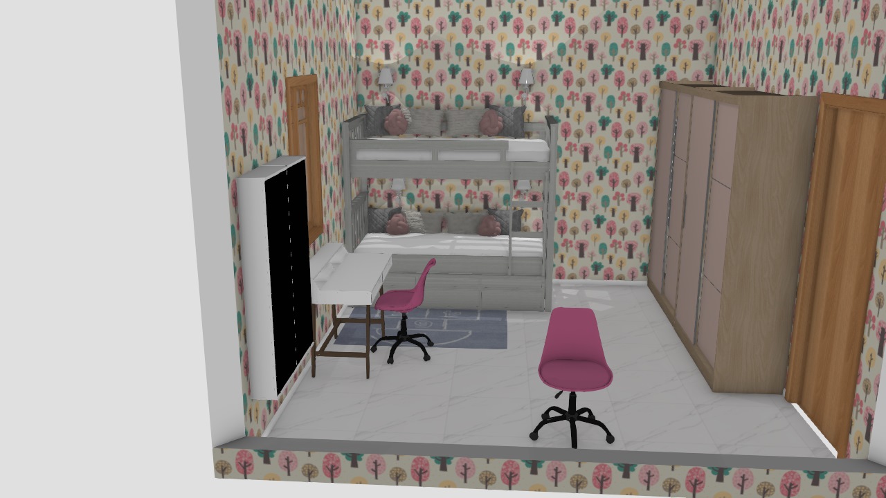 Quarto duplo menina 2