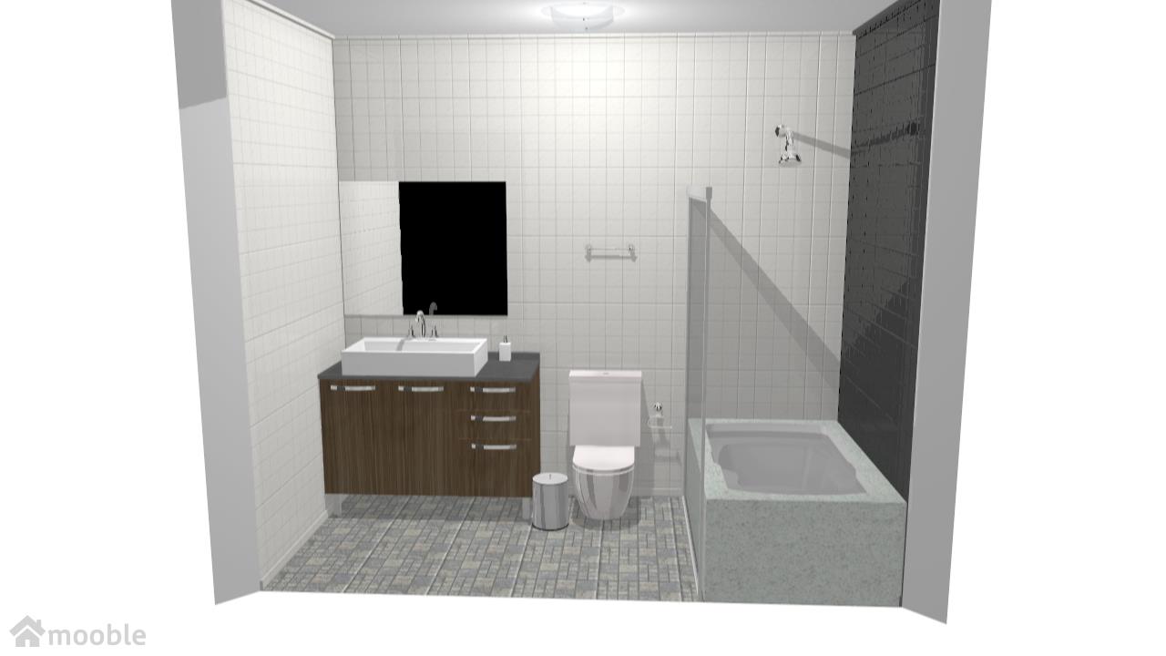 banheiro linear