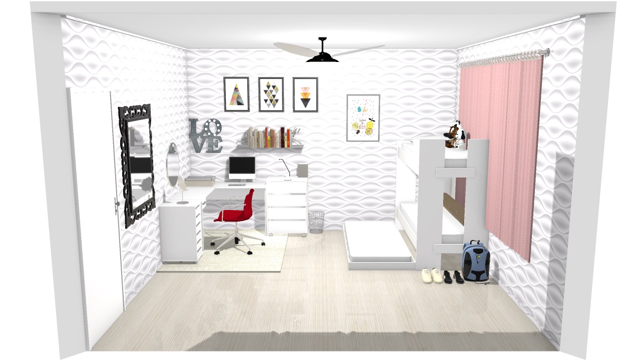 Quarto Feminino para duas pessoas