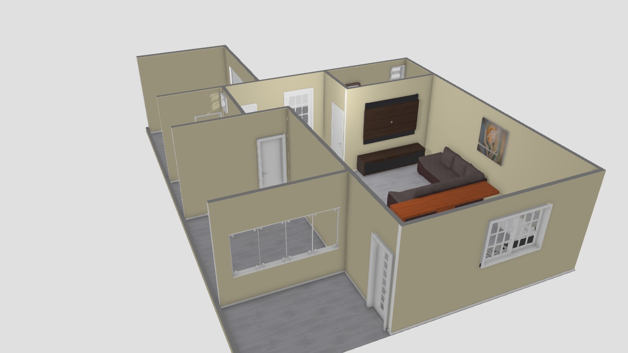 Casa para terreno 8m x 16m