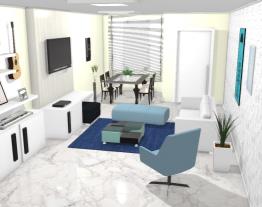 Projeto - Sala de estar/jantar
