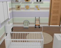 simulação quarto de bebe menino