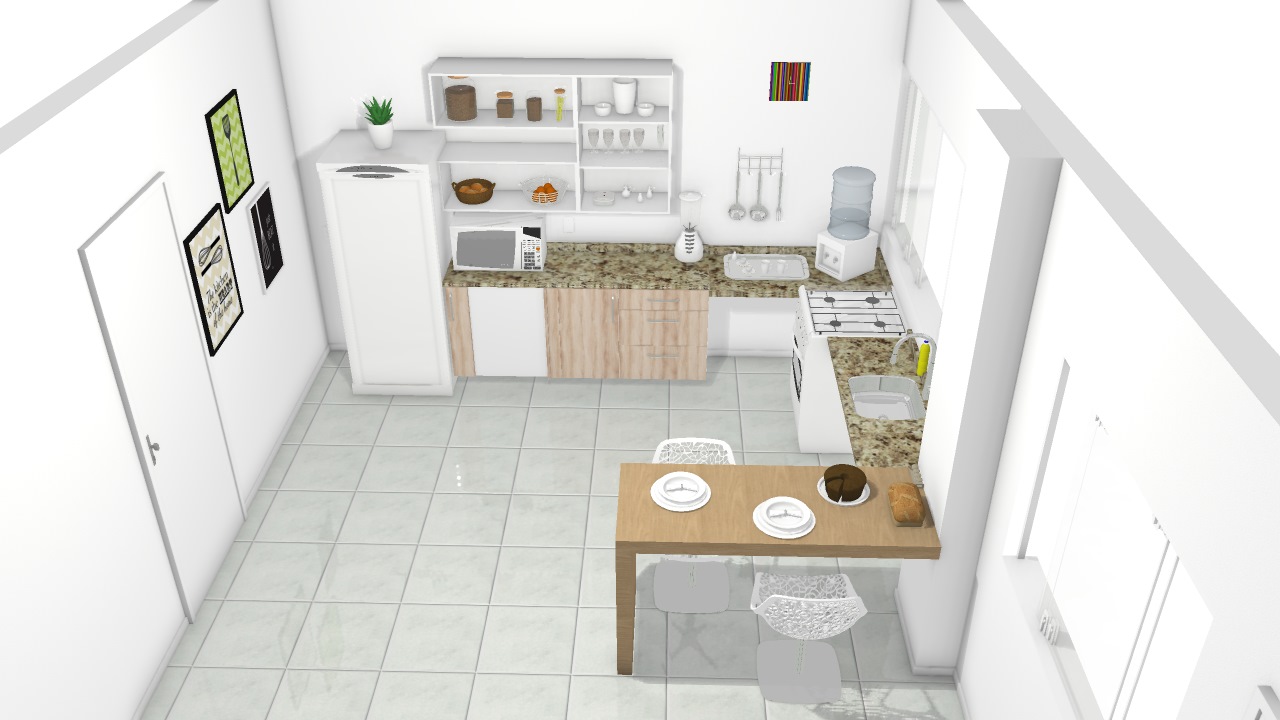1- Cozinha + Sala