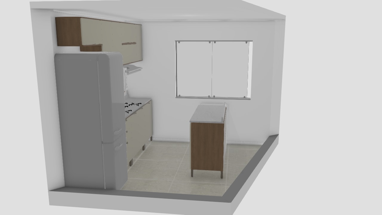 Projeto Cozinha Apto MRV - 41,40 m²