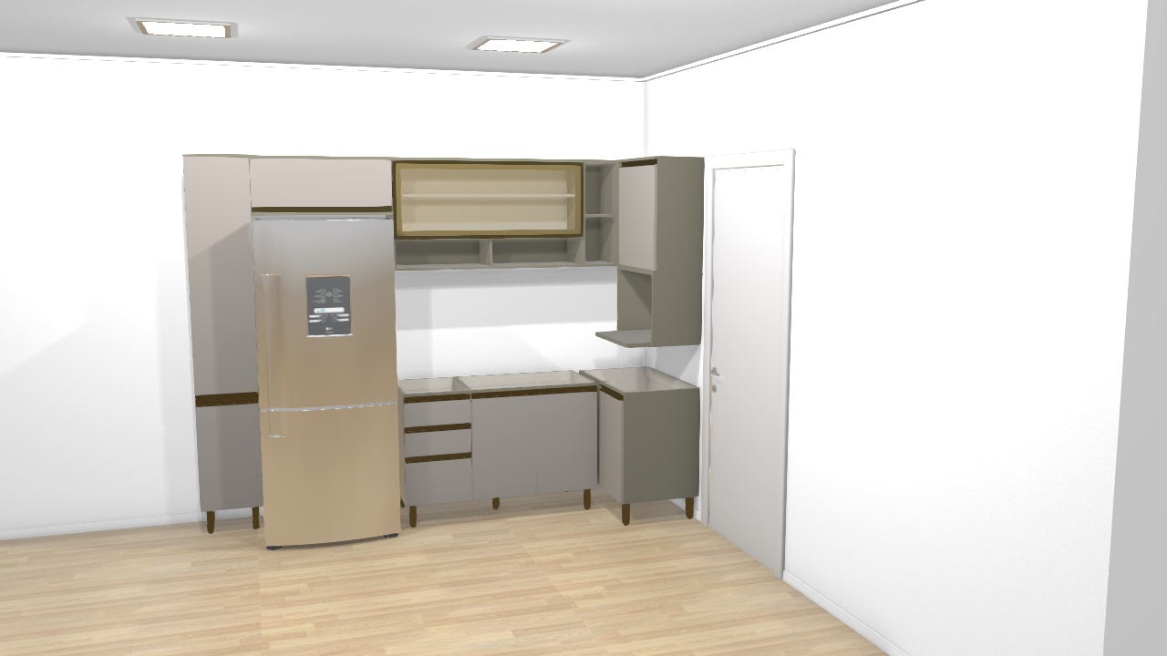 Cozinha apartamento modulo menor
