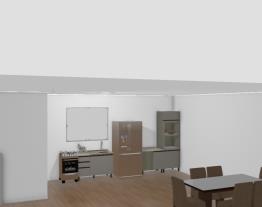 projeto sala e cozinha