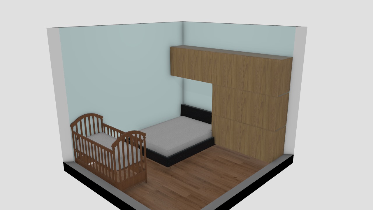 quarto casal com berço