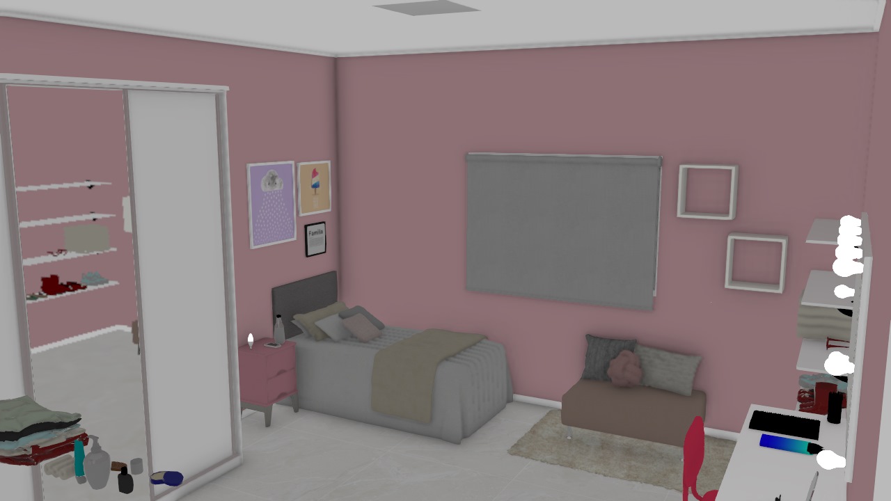 Quarto de menina rosa