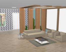 Projeto - Sala de estar ampla 