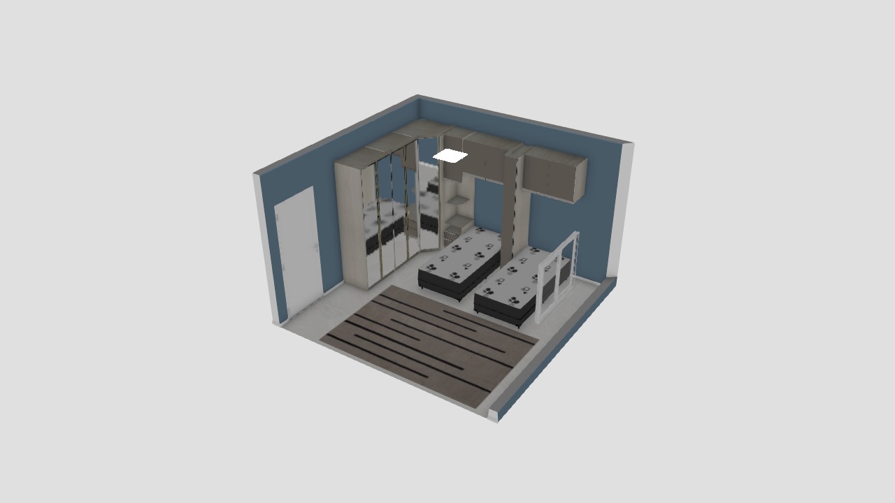 modulado solteiro 2 camas