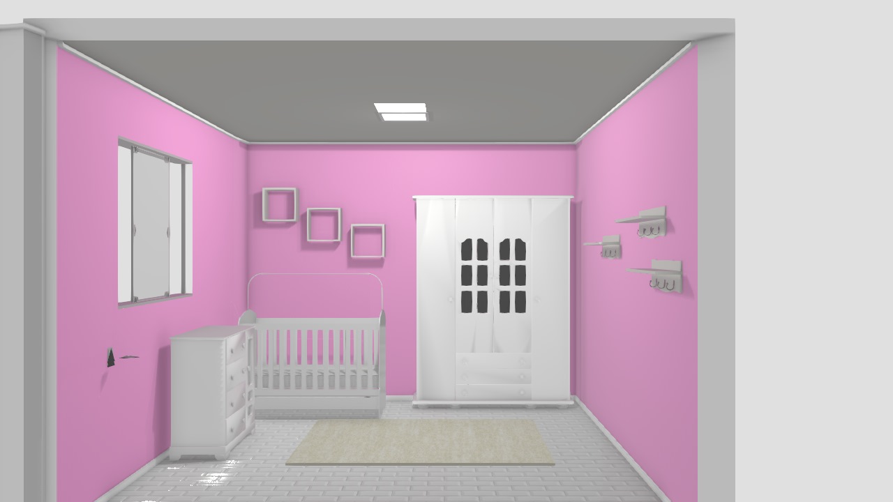 simulação quarto de bebe menino