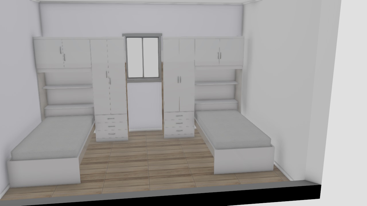 Quarto de solteiro 3x3 Meninas