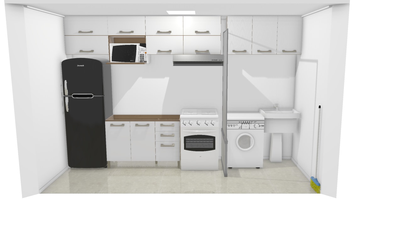 Projeto Cozinha Apto MRV - 47,5 m²